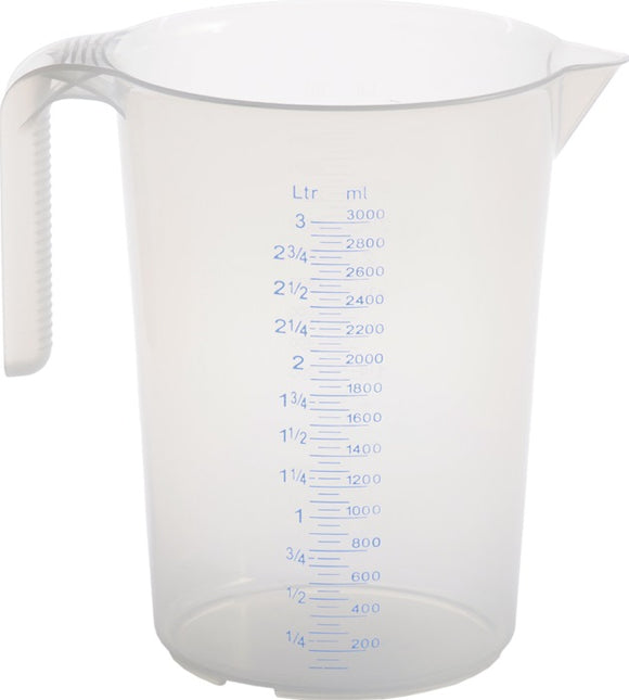 HÜNERSDORFF measuring jug 3000 ml polypropylene transparent ( 9000495148 )