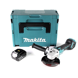 Makita DGA 511 G1J Akku Winkelschleifer 18V 125mm Brushless + 1x Akku 6,0Ah + Makpac - ohne Ladegerät