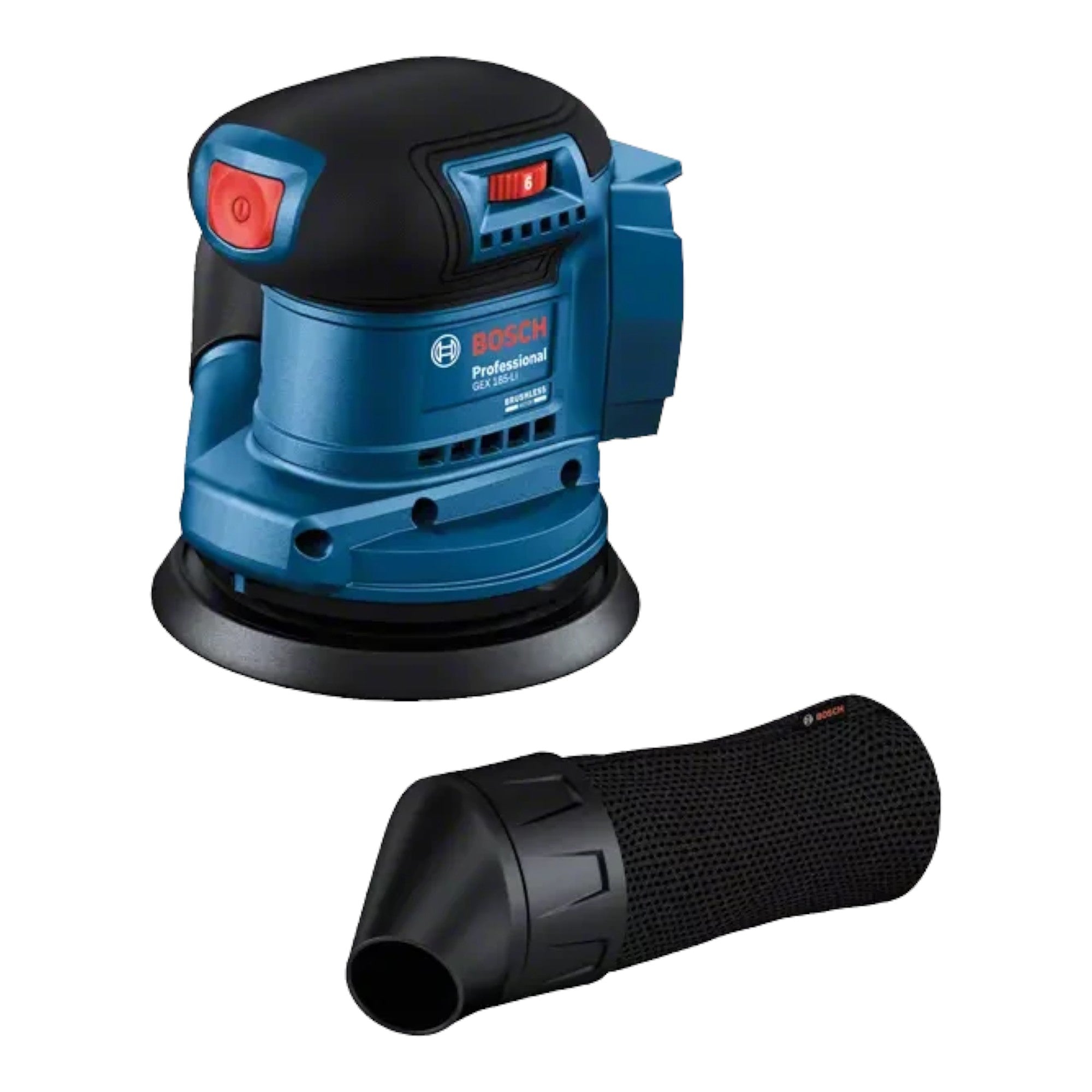 Bosch GEX 185 LI Professional Akku Exzenterschleifer 18 V 125 mm Brushless 1x Akku 2 0 Ah Ladegeraet 1 - toolbrothers