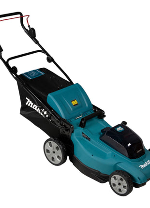 Makita DLM 480 PT2 tondeuse à gazon sans fil 36 V (2x 18 V) 48 cm 62 l + 2x batterie 5,0 Ah + chargeur