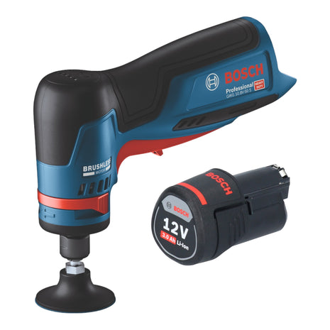 Bosch GWG 12V-50 S Professional Akku Geradschleifer 12 V 6 mm Brushless + 1x Akku 3,0 Ah - ohne Ladegerät