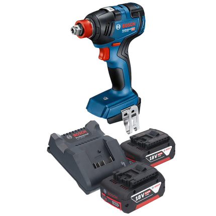 Bosch GDX 18V-200 Llave de impacto profesional sin cable 18 V 200 Nm sin escobillas + 2x batería recargable 5,0 Ah + cargador