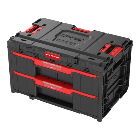 Toolbrothers RHINO XXL Drawer 2 ECO Toolbox caja de herramientas 587 x 380 x 340 mm 29 l con dos cajones