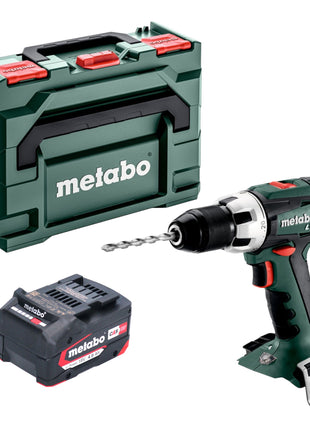 Taladro atornillador a batería Metabo BS 18 LT 18 V 60 Nm + 1x batería 4,0 Ah + metaBOX - sin cargador