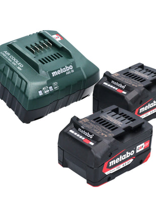 Metabo BS 18 LT akumulatorowa wiertarko-wkrętarka 18 V 60 Nm ( 602102500 ) + 2x akumulator 4,0 Ah + ładowarka + metaBOX