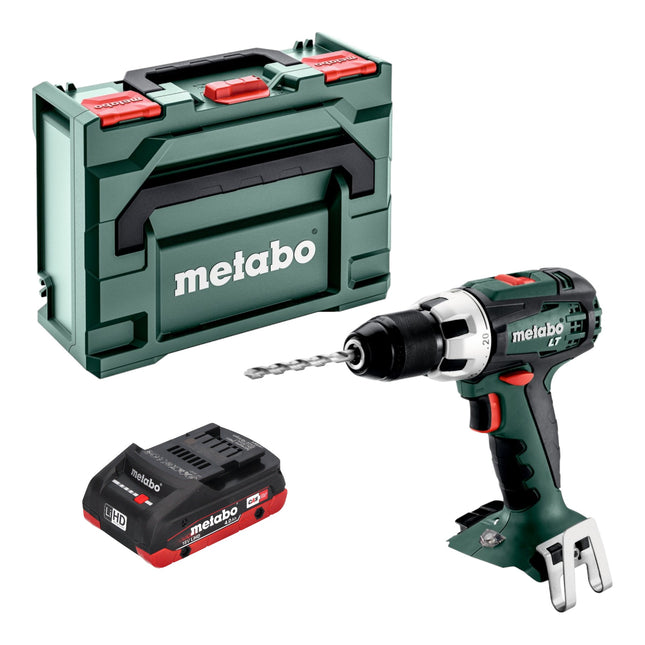 Metabo BS 18 LT taladro atornillador a batería 18 V 60 Nm + 1x batería LiHD 4,0 Ah + metaBOX - sin cargador