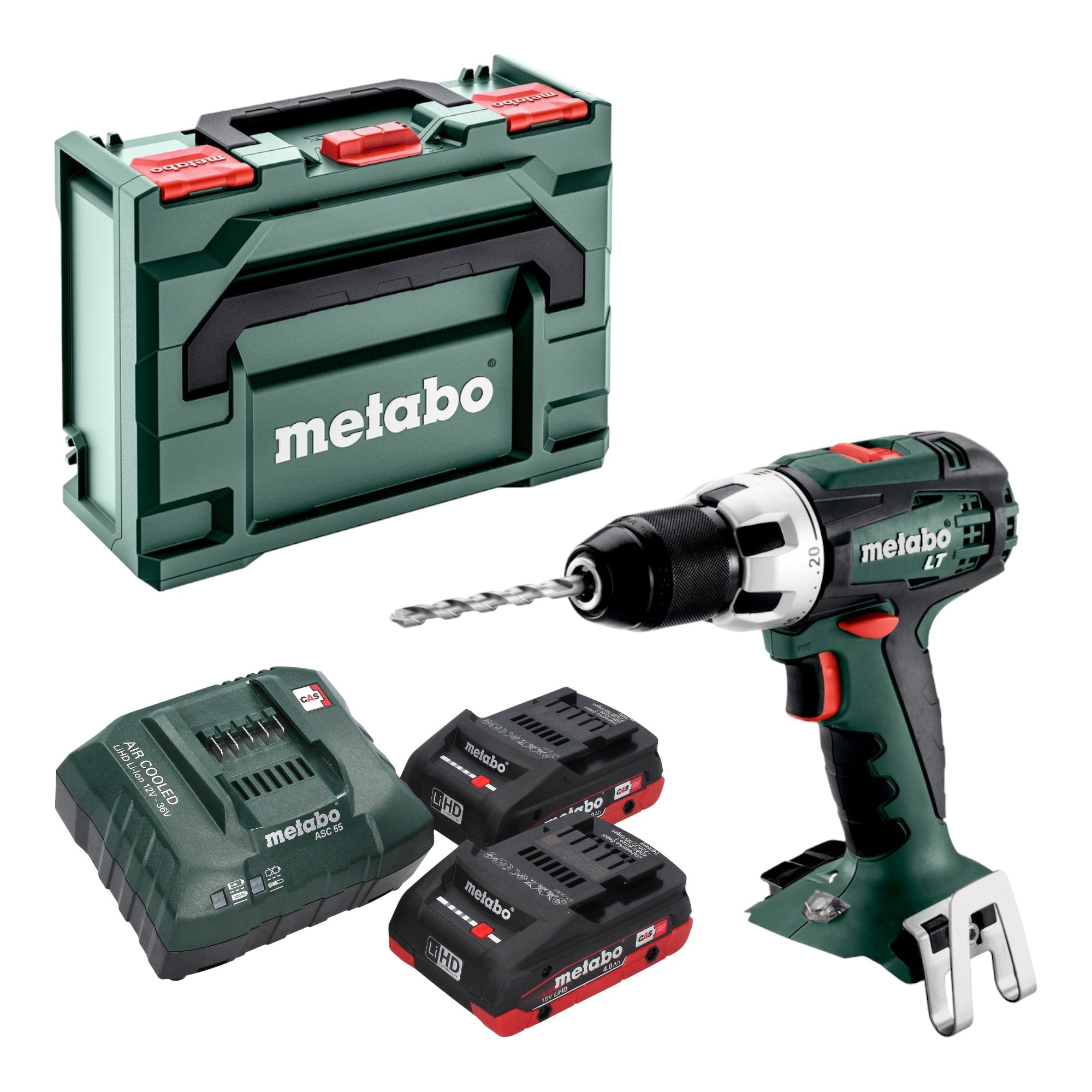 Metabo BS 18 LT Akku Bohrschrauber 18 V 60 Nm 602102800 2x LiHD Akku 4 0 Ah Ladegeraet metaBOX 0 - toolbrothers