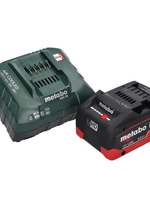 Metabo BS 18 LT akumulatorowa wiertarko-wkrętarka 18 V 60 Nm + 1x akumulator LiHD 5,5 Ah + ładowarka + metaBOX