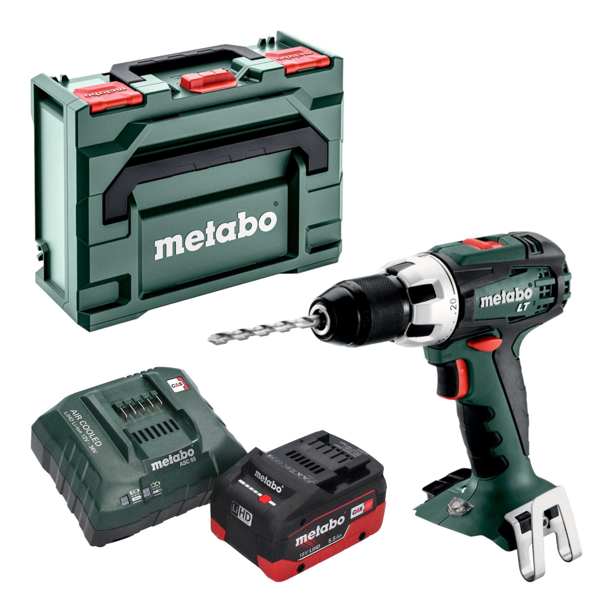 Metabo BS 18 LT Akku Bohrschrauber 18 V 60 Nm 1x LiHD Akku 5 5 Ah Ladegeraet metaBOX 0 - toolbrothers