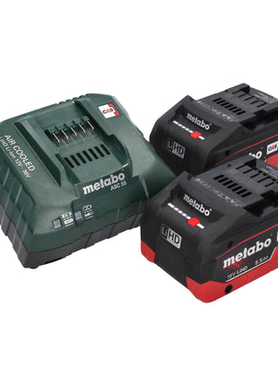 Metabo BS 18 LT cordless drill driver 18 V 60 Nm + 2x LiHD battery 5.5 Ah + charger + metaBOX