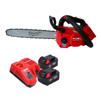 Milwaukee M18 FTHCHS35-552 Cordless Top Handle Chainsaw 35 cm + 2x battery 5.0 Ah + charger