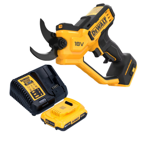 DeWalt DCMPP 568 D1 Cordless pruning shears 18 V 38 mm + 1x rechargeable battery 2.0 Ah + charger