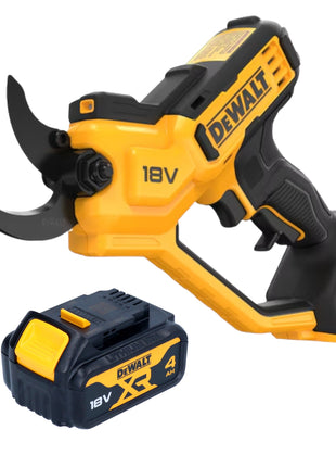 Tijeras de podar a batería DeWalt DCMPP 568 N 18 V 38 mm + 1x batería 4,0 Ah - sin cargador