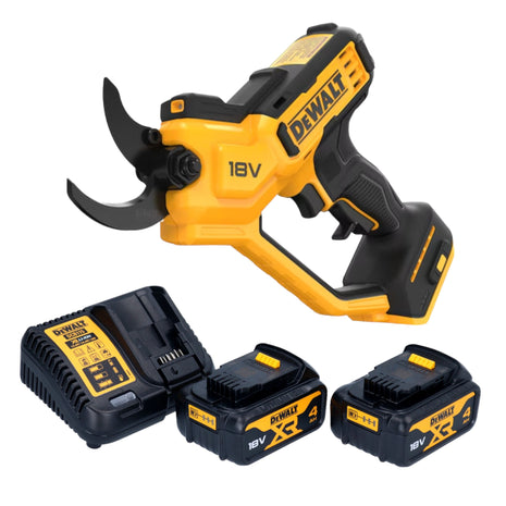 DeWalt DCMPP 568 M2 cordless pruning shears 18 V 38 mm + 2x rechargeable battery 4.0 Ah + charger