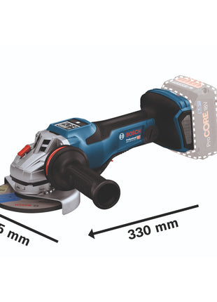 Bosch GWS 18V-15 PSC Profesjonalna akumulatorowa szlifierka kątowa 18 V 125 mm ( 06019H6B02 ) BITURBO Brushless + L-Boxx - bez akumulatora, bez ładowarki