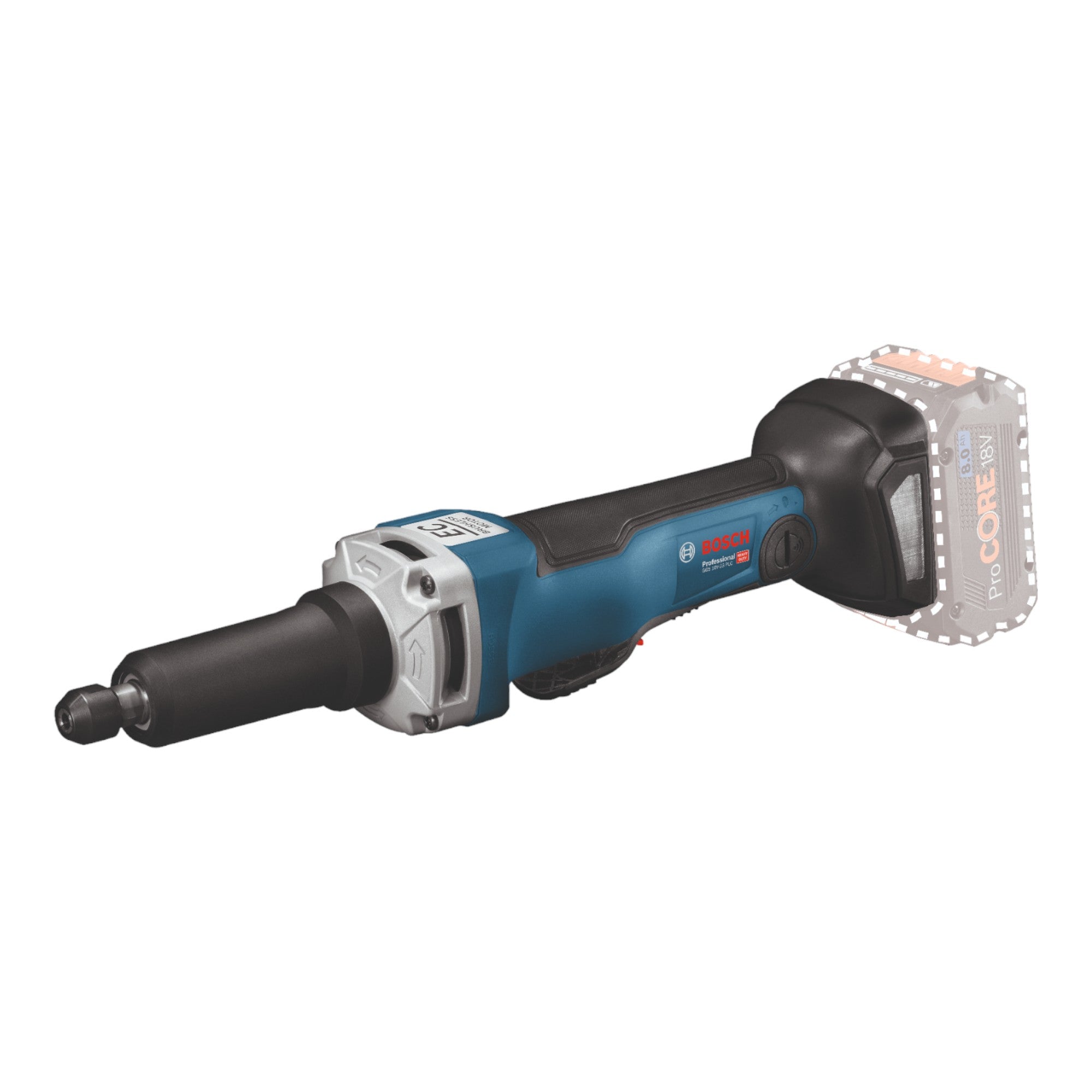 Bosch GGS 18V 23 PLC Professional Akku Geradschleifer 18 V Brushless 1x Akku 4 0 Ah L Boxx ohne Ladegeraet 1 - toolbrothers