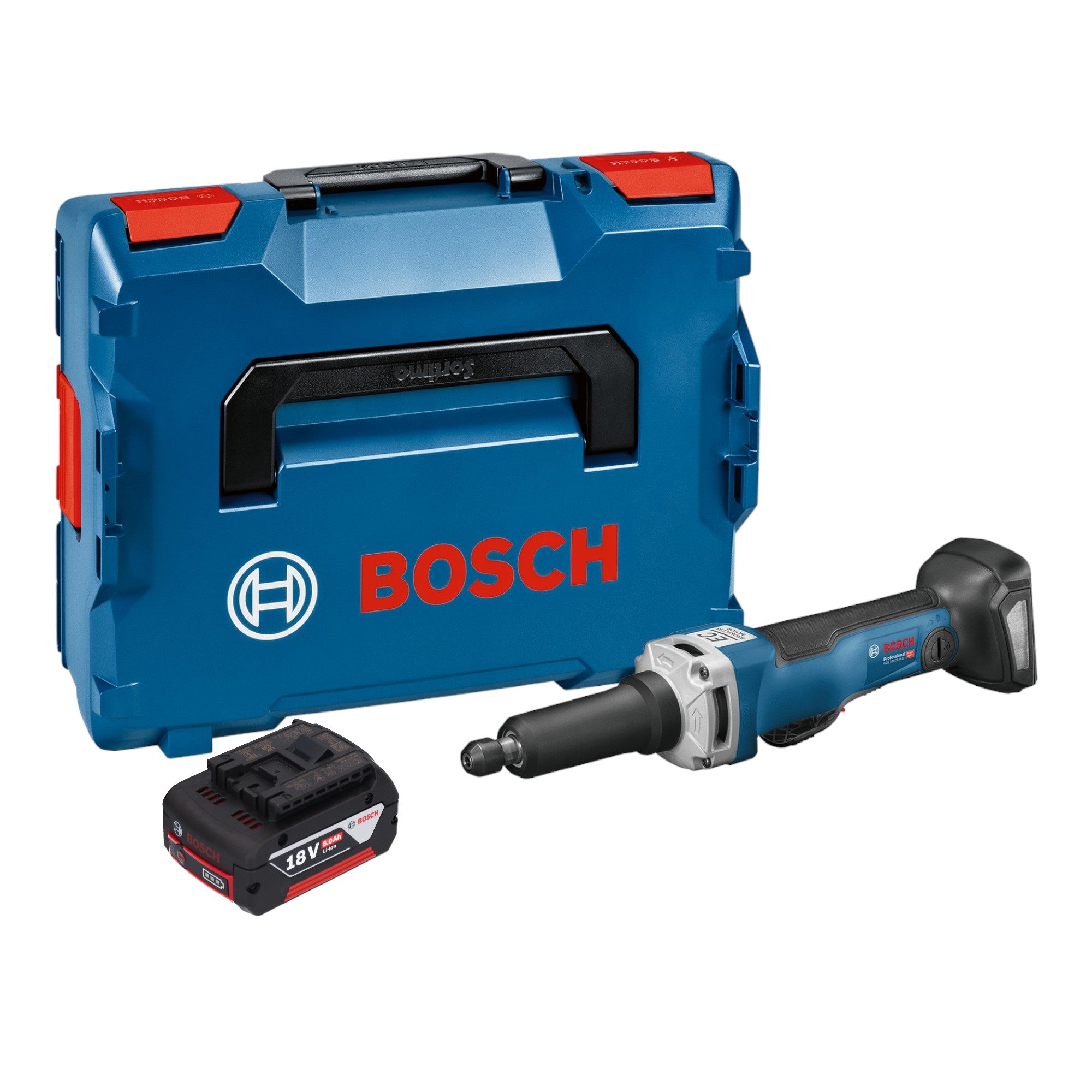 Bosch GGS 18V 23 PLC Professional Akku Geradschleifer 18 V Brushless 1x Akku 5 0 Ah L Boxx ohne Ladegeraet 0 - toolbrothers