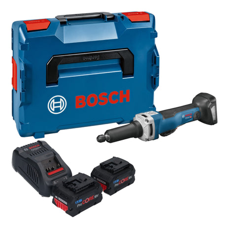 Bosch GGS 18V-23 PLC Professional cordless straight grinder 18 V brushless + 2x ProCore battery 8.0 Ah + charger + L-Boxx