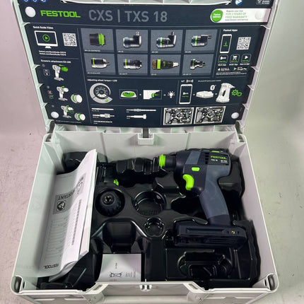 Festool TXS 18 Basic Set Akku Bohrschrauber 18 V 40 Nm Brushless Leicht Gebraucht 2 - toolbrothers