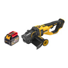 Amoladora angular sin cable DeWalt DCG 460 N 54 V 230 mm + 1x batería recargable 6,0 Ah - sin cargador