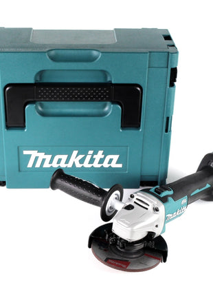 Makita DGA 511 ZJ Smerigliatrice angolare a batteria 18V 125 mm + Valigetta Makpac - senza batteria, senza caricabatterie