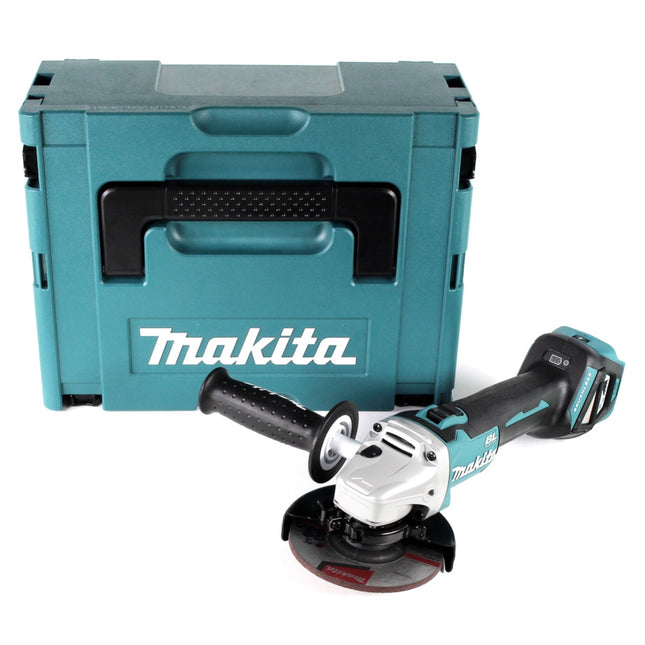Makita DGA 511 ZJ cordless angle grinder 18 V 125 mm brushless + Makpac - without battery, without charger