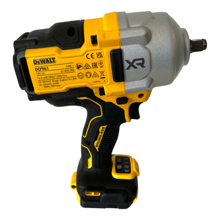 DeWalt DCF 961 D2T Clé à choc 18 V 1632 Nm 1/2'' Brushless + 2x batterie 2,0 Ah + chargeur + TSTAK