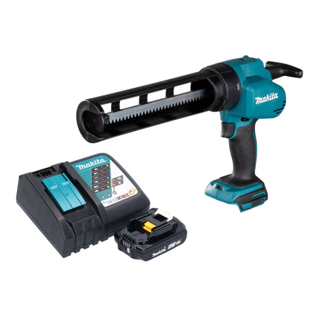 Makita DCG 180 RA1 cordless cartridge gun 18 V + 1x rechargeable battery 2.0 Ah + charger