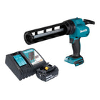 Makita DCG 180 RF1 cordless cartridge gun 18 V + 1x rechargeable battery 3.0 Ah + charger