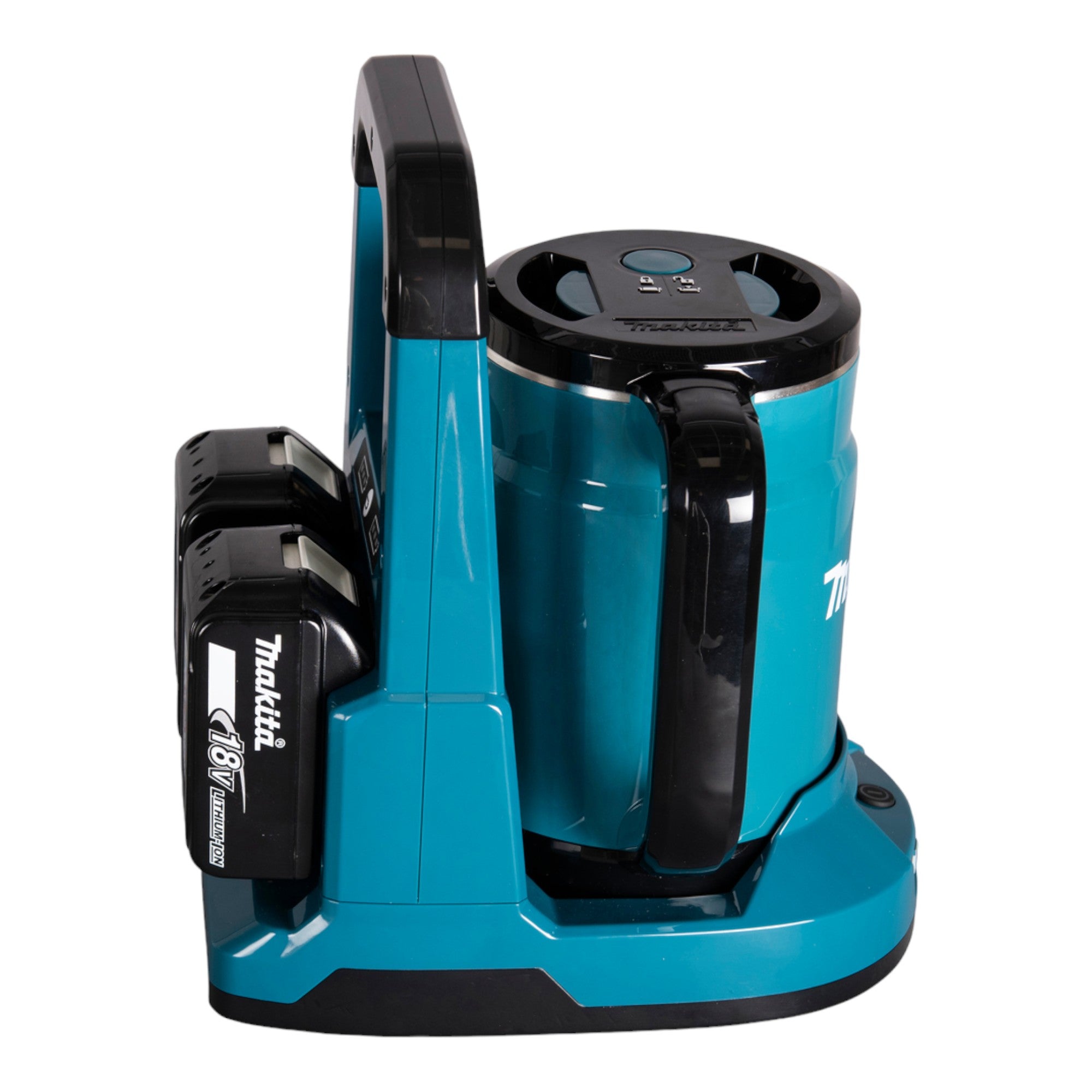 Makita DKT 360 CY2 Akku Wasserkocher 36 V 2x 18 V 0 8 L 2x Akku 1 5 Ah Doppelladegeraet 4 - toolbrothers