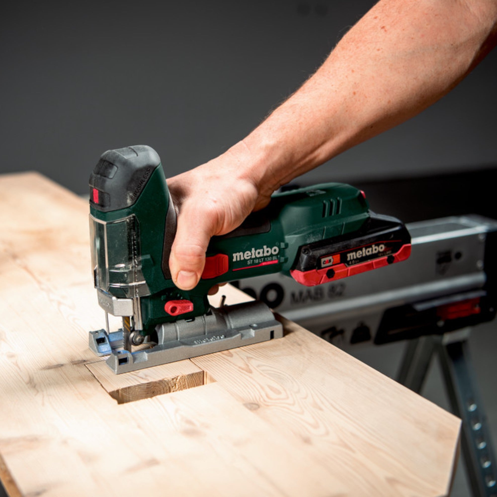 Metabo ST 18 LT 130 BL Akku Stichsaege 18 V 130 mm Brushless 2x Akku 4 0 Ah Ladegeraet 4 - toolbrothers