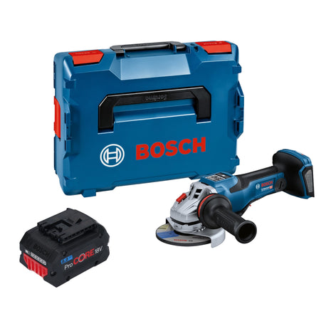 Bosch GWS 18V-15 PSC Professional cordless angle grinder 18 V 125 mm BITURBO Brushless + 1x ProCORE rechargeable battery 8.0 Ah + L-Boxx - without charger