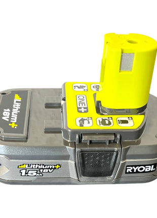 Batería recargable Ryobi RB18L15 18 V 1,5 Ah / 1500 mAh Li-Ion ONE+ ( 5133001905 ) con indicador de nivel de carga