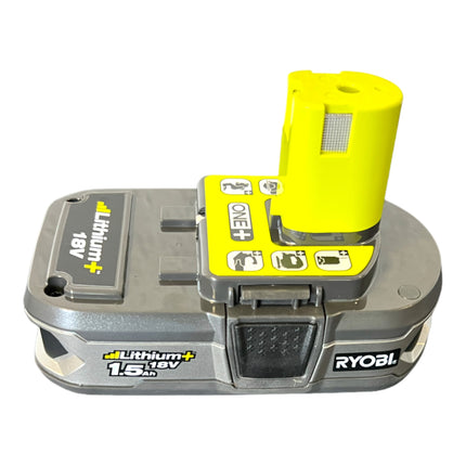 Batería recargable Ryobi RB18L15 18 V 1,5 Ah / 1500 mAh Li-Ion ONE+ ( 5133001905 ) con indicador de nivel de carga