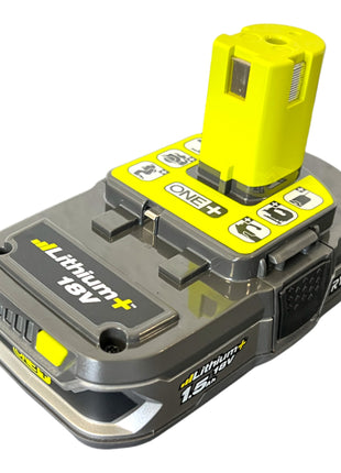 Batería recargable Ryobi RB18L15 18 V 1,5 Ah / 1500 mAh Li-Ion ONE+ ( 5133001905 ) con indicador de nivel de carga