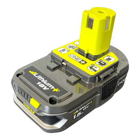 Batería recargable Ryobi RB18L15 18 V 1,5 Ah / 1500 mAh Li-Ion ONE+ ( 5133001905 ) con indicador de nivel de carga