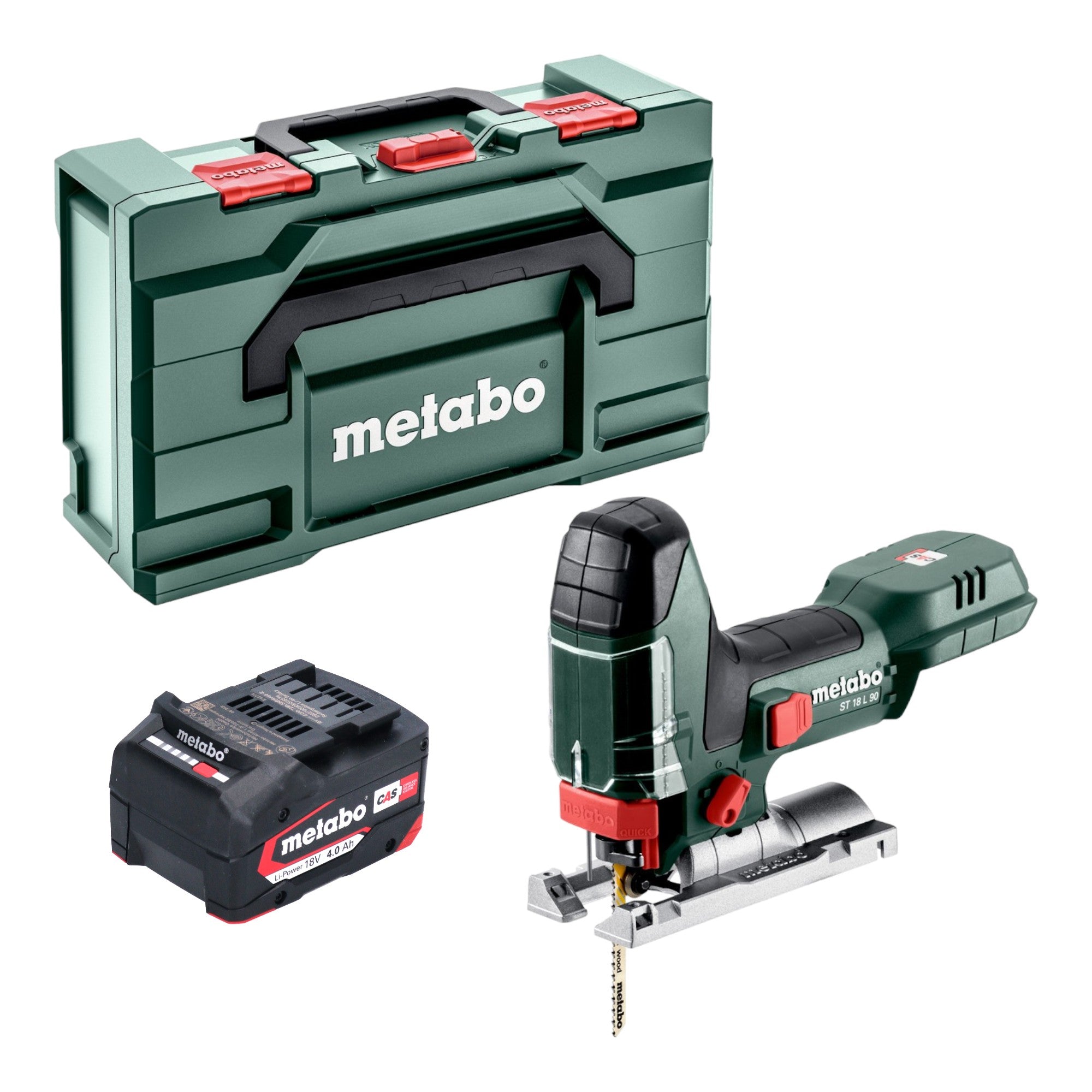 Metabo ST 18 L 90 Akku Stichsaege 18 V 90 mm 1x Akku 4 0 Ah Metabox ohne Ladegeraet 0 - toolbrothers