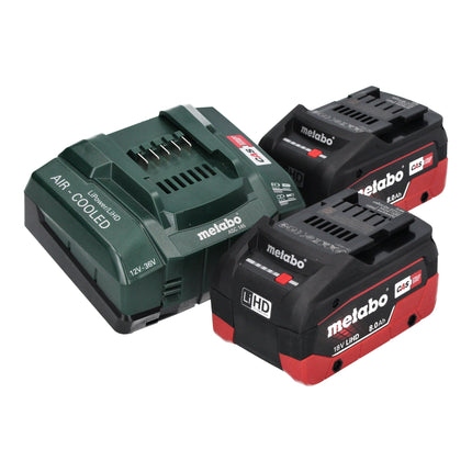 Metabo SSEP 18 LT BL Scie sabre sans fil 18 V 32 mm Brushless + 2x batterie LiHD 8,0 Ah + chargeur + Metabox