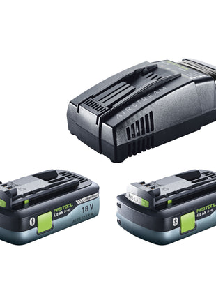 Sierra aislante de batería Festool ISC 240 EB-Basic 18 V 240 mm + 2 baterías 4,0 Ah + cargador rápido + Systainer