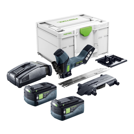 Festool ISC 240 EB-Basic cordless insulation saw 18 V 240 mm + 2x rechargeable battery 5.0 Ah + quick charger + Systainer