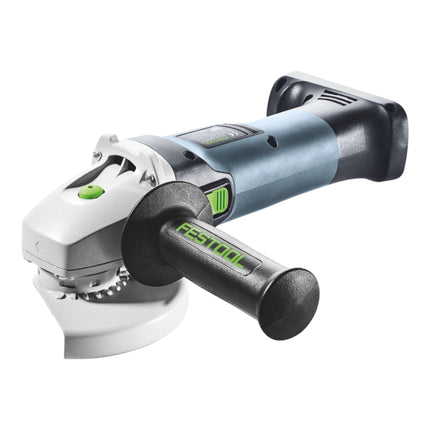 Festool AGC 18-125 EB-Basic cordless angle grinder 18 V 125 mm brushless + 2x rechargeable battery 5.0 Ah + quick charger + systainer