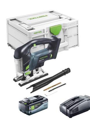 Festool CARVEX PSBC 420 EB-Basic akumulatorowa wyrzynarka wahadłowa 18 V 120 mm bezszczotkowa + 1x akumulator 8,0 Ah + szybka ładowarka + Systainer