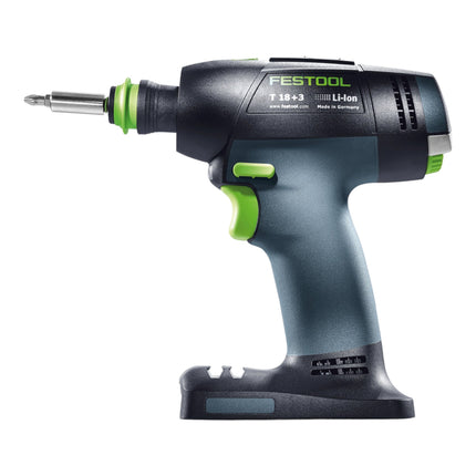 Festool T 18+3 Basic akumulatorowa wiertarko-wkrętarka 18 V 50 Nm bezszczotkowa + 2x akumulator 5,0 Ah + szybka ładowarka + systainer