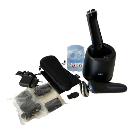 Afeitadora eléctrica Braun Series 7 azul con 2 accesorios EasyClick (71-B7850cc) para hombres