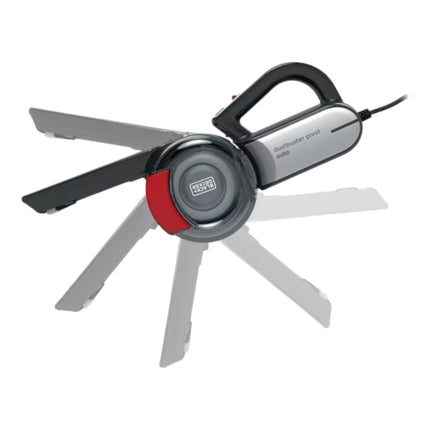 Aspirador pivotante para coche Black and Decker PV1200AV Dustbuster para tomas de coche de 12 V