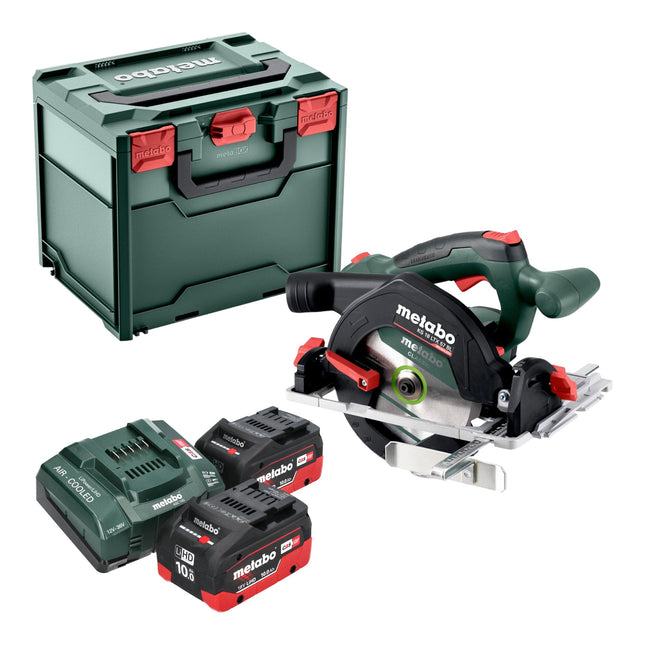 Metabo KS 18 LTX 57 BL cordless circular saw 18 V 57 mm + 2x LiHD battery 10.0 Ah + charger + metabox