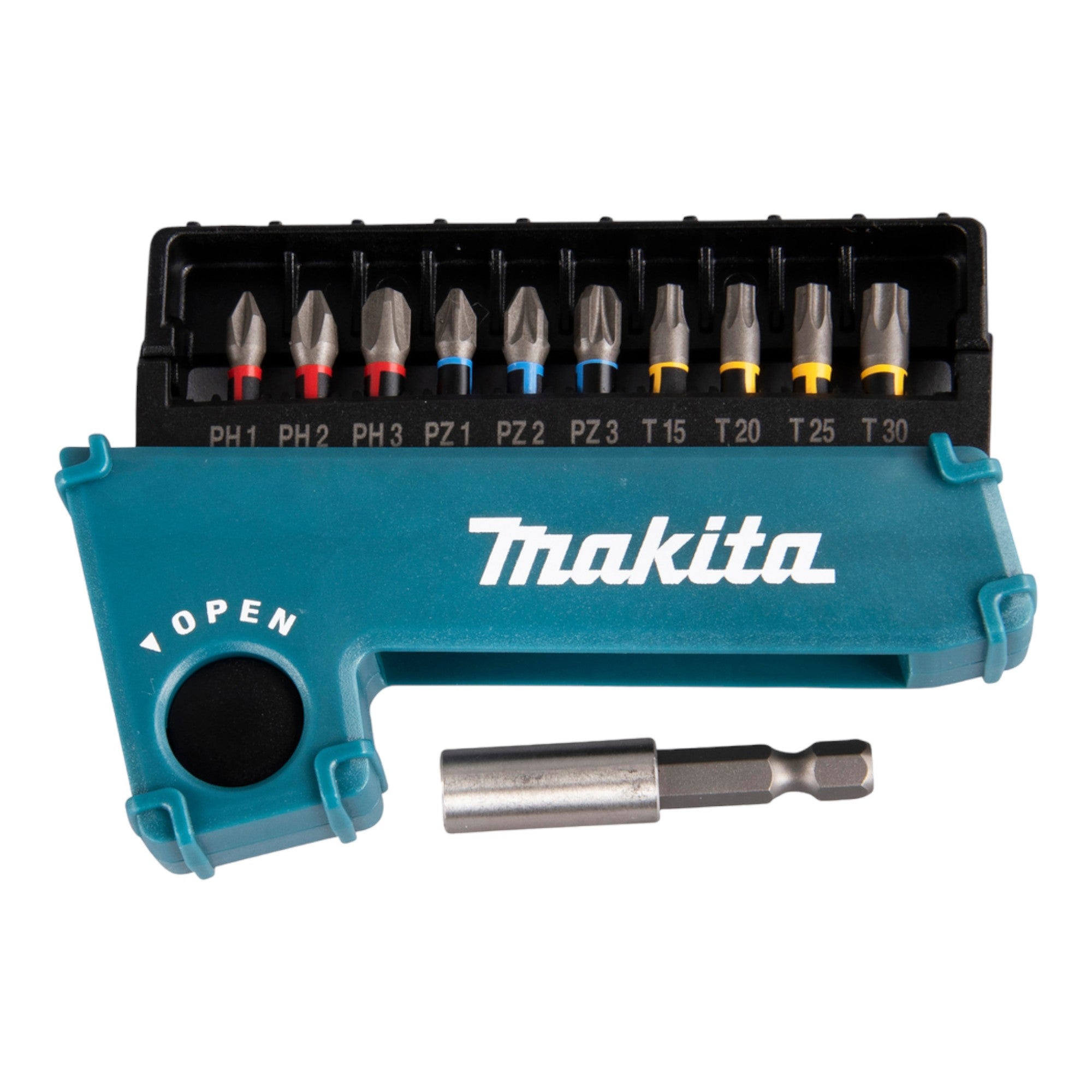 Makita Torsion Bit Set Impact Premier E 03567 11 teilig 1 4 fuer Schlagschrauber DTD 171 172 0 - toolbrothers