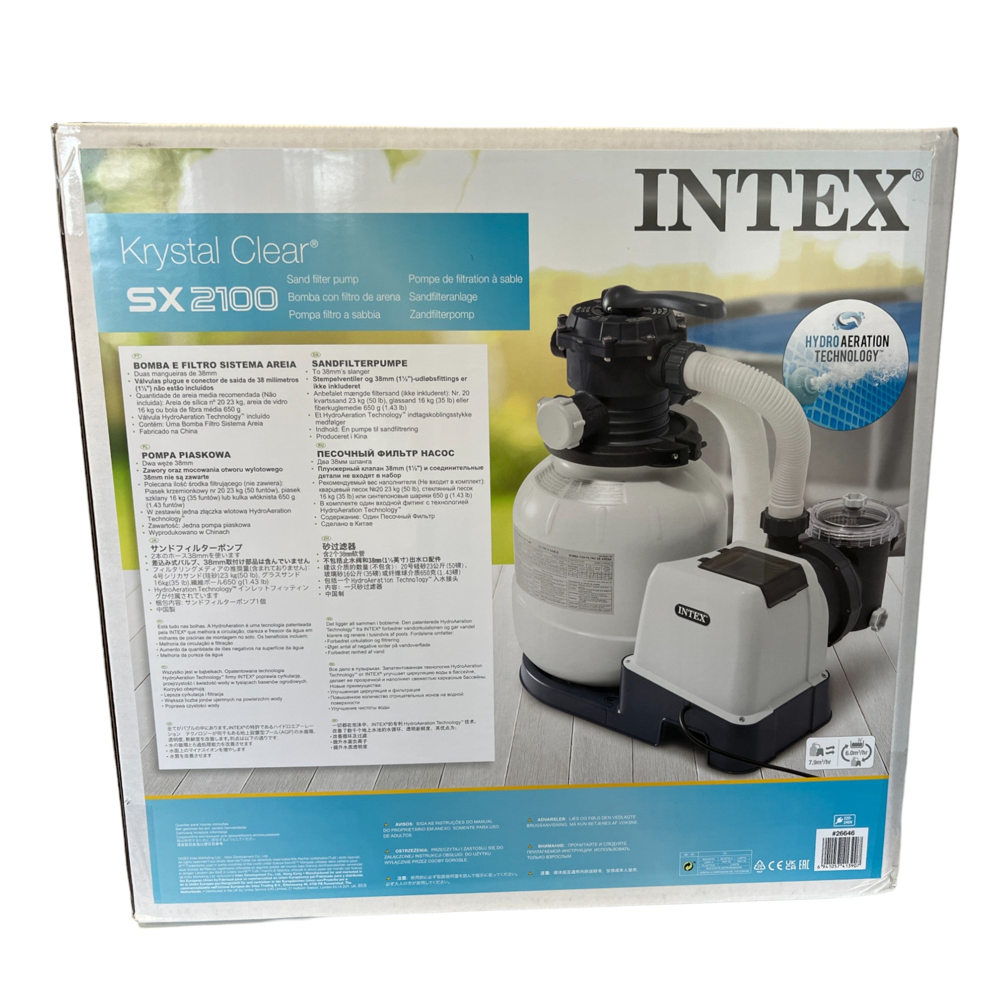 INTEX SF802201 Krystal Clear Sandfilteranlage 7 9 m 250 W 26646  0 - toolbrothers