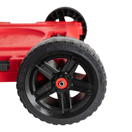 Plataforma de transporte Qbrick System ONE 2.0 Allterrain RED Ultra HD 750 x 542 x 223 mm 120 kg con ruedas giratorias metálicas y freno