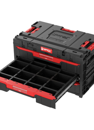 Qbrick System ONE Drawer 3 Toolbox 2.0 Skrzynka narzędziowa 587 x 380 x 340 mm 27 l z trzema szufladami